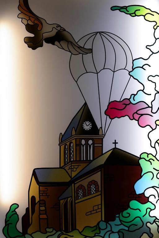 ホテル ロジ ル サント メール Sainte-Mère-Église エクステリア 写真